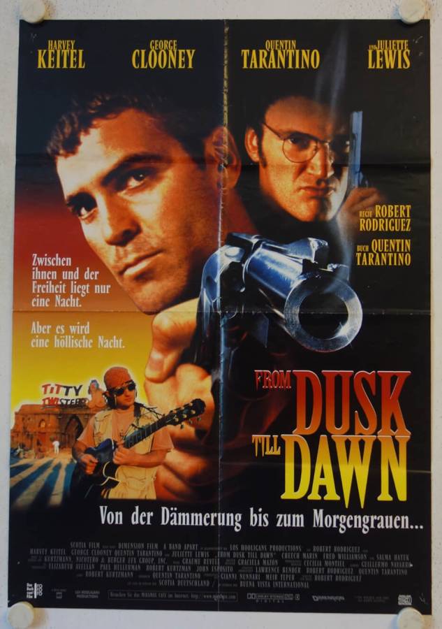 From Dusk Till Dawn original release german movie poster